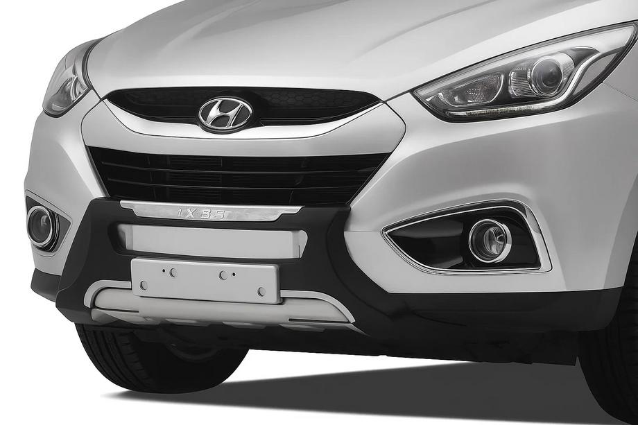 Hyundai IX-35 2010–2015 Plastični sprednji lip spojler V4 Image