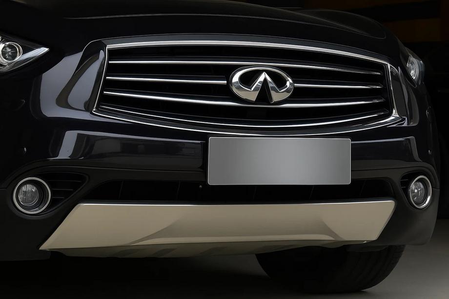 Infiniti QX70 2013–2019 Libao sprednji lip spojler (plastika) Fotografija 1