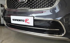 Kia Sorento III UM 2014–2020 Okrasni pokrov mreže sprednjega odbijača Libao (plastika) fotografija 2