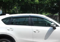 Mazda CX-5 2012–2017 Vetrni deflektorji oken s kromom (4 kos, Libao) fotografija 4