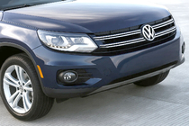 Volkswagen Tiguan 2007–2016 Sprednji lip spojler sprednjega odbijača 2007-2010 (nerjaveče jeklo) fotografija 1