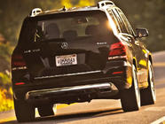 Mercedes GLK class X204 2008–2015 Sprednji in zadnji lip spojler Libao 2008-2012 (nerjaveče jeklo) fotografija 4