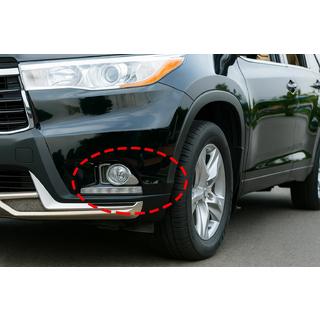 Kromirani okrasni okvirji meglenk Libao (2013-2016 ABS) Toyota Highlander 2013–2019 fotografija 1