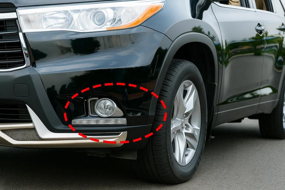 Toyota Highlander 2013–2019 Kromirani okrasni okvirji meglenk Libao (2013-2016 ABS) Image