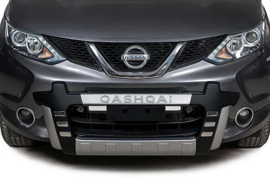 Nissan Qashqai 2014–2021 Sprednji lip spojler Libao 2014-2016 (plastika) Image