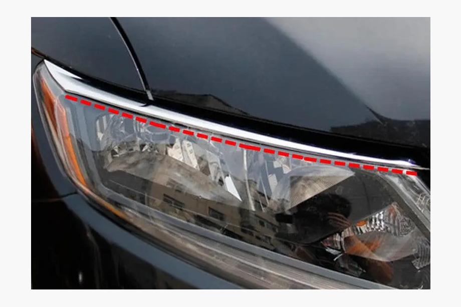 Nissan X-trail T32/Rogue 2014–2021 Kromirane obrobe žarometov Libao 2014-2016 (2 kos, plastika) Image