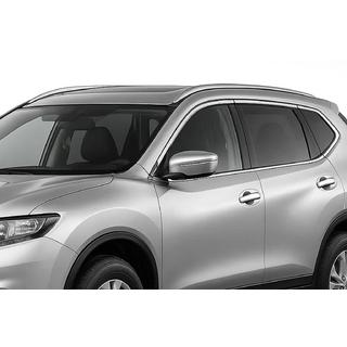 Integrirani strešni nosilci sivi OEM (za X-trail, aluminij, montaža z lepilom) fotografija 1