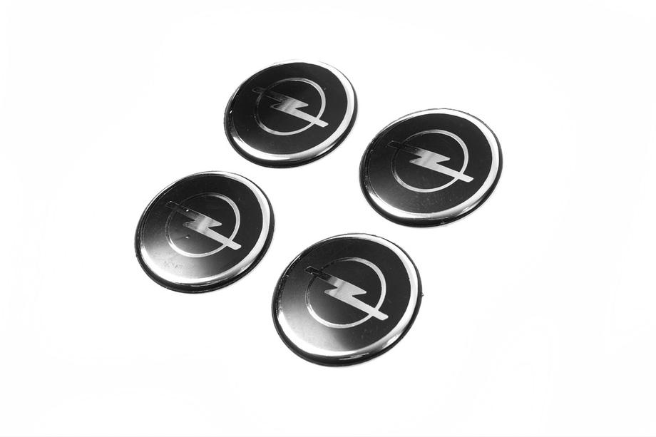 Opel Nalepke za sredinske pokrovčke platišč 54 mm (4 kosi) Fotografija 1