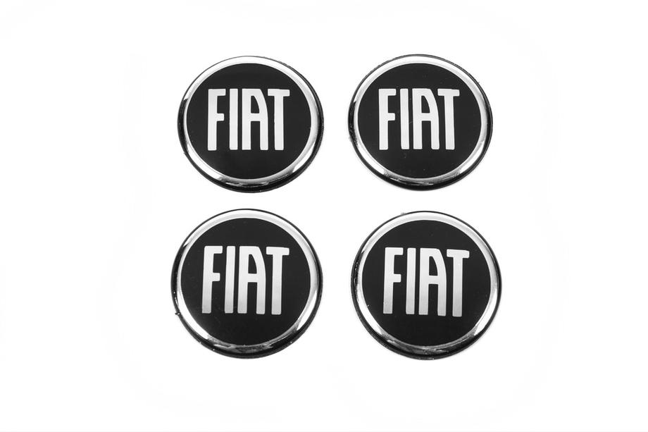 Fiat Nalepke za sredinske pokrovčke platišč 54 mm (4 kosi) Image