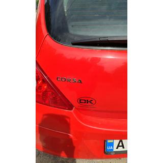 Emblem napis Corsa 12,5 cm x 1,6 cm fotografija 2