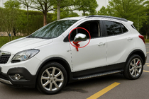 Opel Mokka 2012–2021 Libao kromirani pokrovi ogledal (2 kosa, plastika) fotografija 3