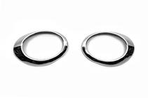 Subaru Forester 2008–2013 Libao 2010-2013 kromirani okvirji meglenk (komplet 2 kosa, plastika) fotografija 4