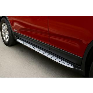 OEM V2 stranske stopnice (2 kosa, aluminij) Subaru Outback 2009–2014 fotografija 1