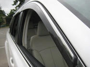Subaru Outback 2009–2014 Vetrni deflektorji oken s kromiranim okrasnim trakom (4 kosi, Libao) fotografija 2