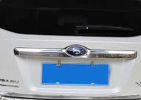 Subaru XV 2011–2017 Libao okrasna letvica nad registrsko tablico (nerjavno jeklo) fotografija 1