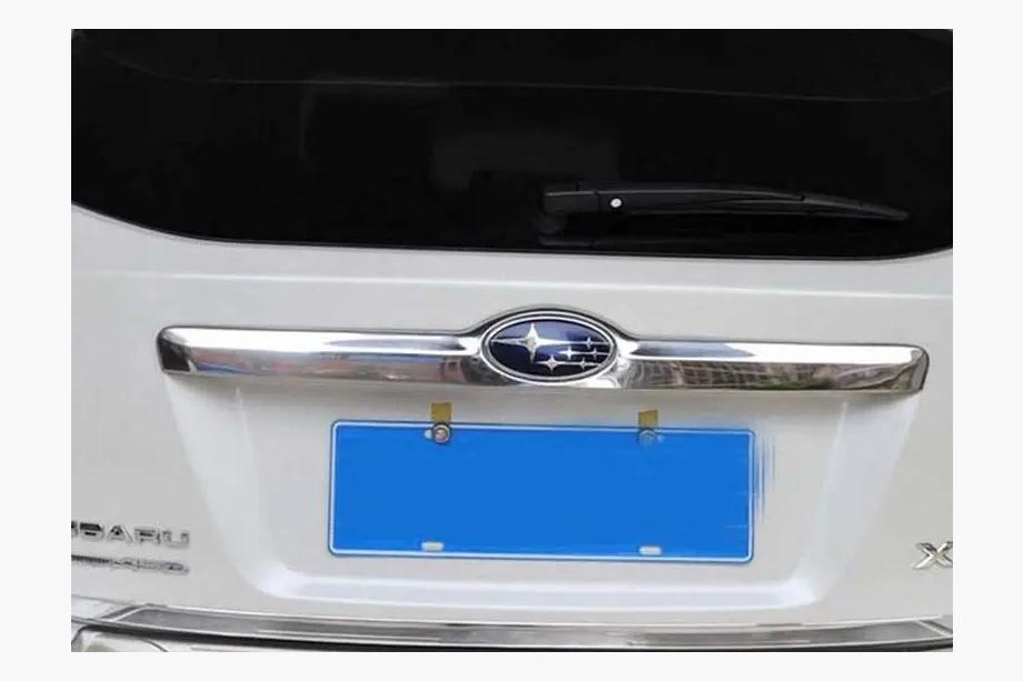 Subaru XV 2011–2017 Libao okrasna letvica nad registrsko tablico (nerjavno jeklo) Image