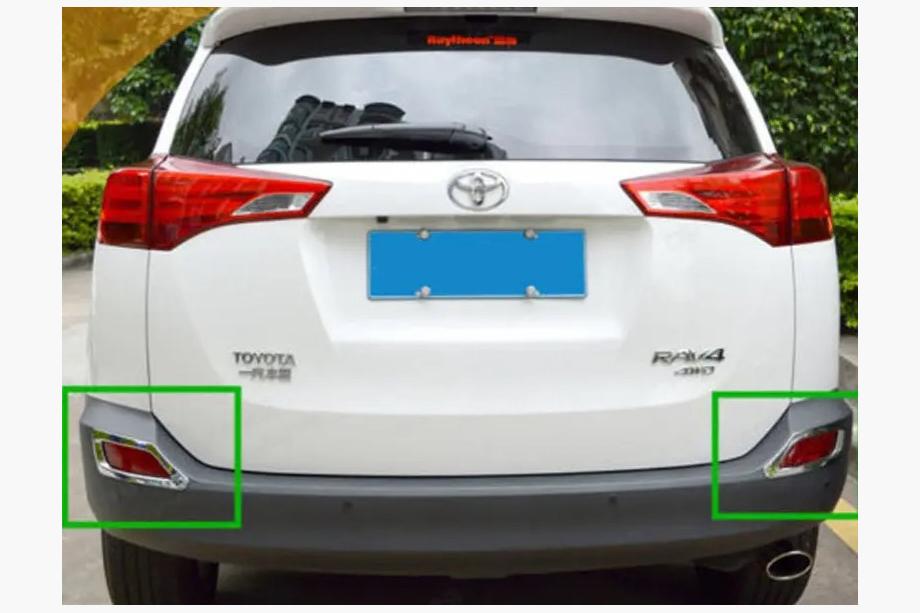 Toyota Rav 4 2013–2018 Kromirani okrasni pokrovi zadnjih luči Libao 2013-2016 (2 kos, plastika) Image