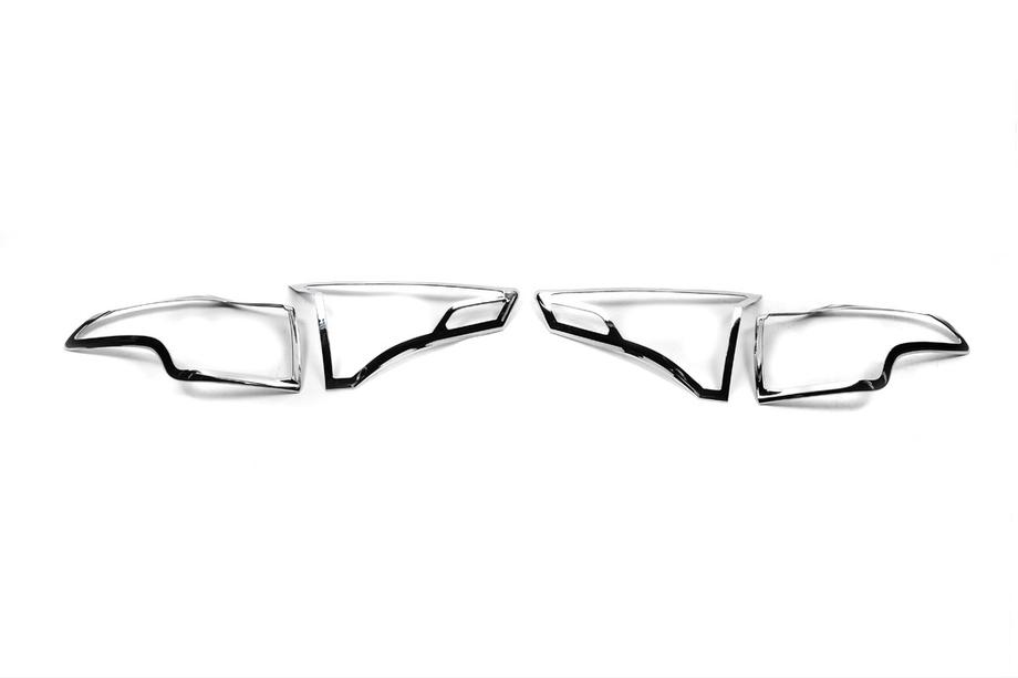 Toyota Rav 4 2013–2018 Kromirani pokrovi zadnjih luči Libao V2 2013-2016 (2 kosa, plastika) Fotografija 5