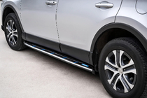 Toyota Rav 4 2013–2018 OEM V4 bočne stopnice (2016-2018, 2 kosa, aluminij) fotografija 3