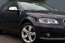 Audi A3 2003–2012 Pokrovi ogledal 2010-2012 (2 kos, nerjavno jeklo) fotografija 1