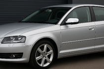 Audi A3 2003–2012 Pokrovi ogledal 2010-2012 (2 kos, nerjavno jeklo) fotografija 3