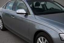 Audi A4 B8 2007–2015 Pokrovi ogledal iz nerjavečega jekla 2010-2015 (2 kos) fotografija 1