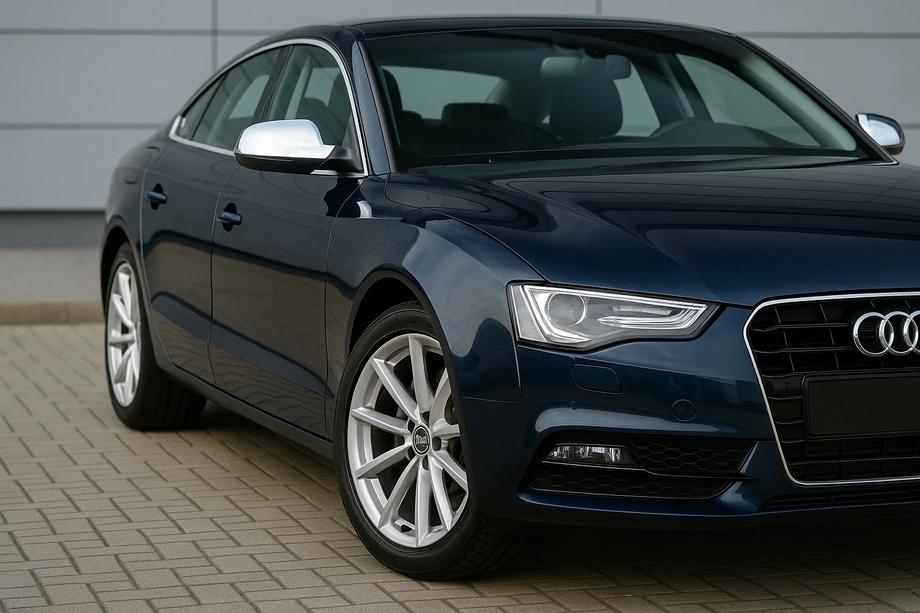 Audi A5 2007–2015 Pokrovi ogledal iz nerjavečega jekla 2010-2015 (2 kos) Fotografija 1