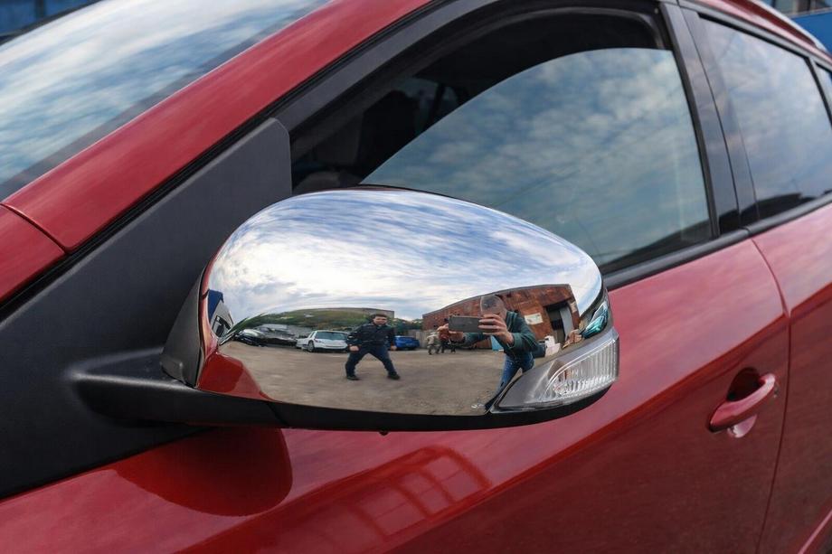 Renault Scenic/Grand 2009–2016 Kromirani pokrovi ogledal (2 kosa, nerjavno jeklo) Carmos - turško nerjaveče jeklo Image
