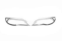 Volkswagen Tiguan 2007–2016 Libao kromirani pokrovi žarometov 2007-2011 (2 kosa, plastika) fotografija 3