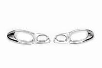 Volkswagen Tiguan 2007–2016 Kromirani pokrovi zadnjih luči Libao 2007-2011 (2 kos, plastika) fotografija 4
