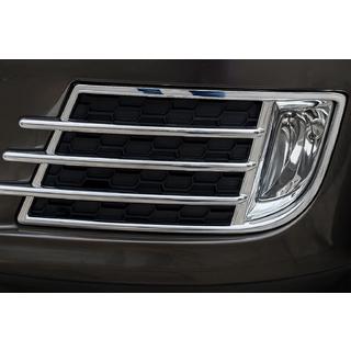 Kromirani okvirji meglenk Libao 2011-2016 za Азіату (2 kosa, plastika) Volkswagen Tiguan 2007–2016 fotografija 2