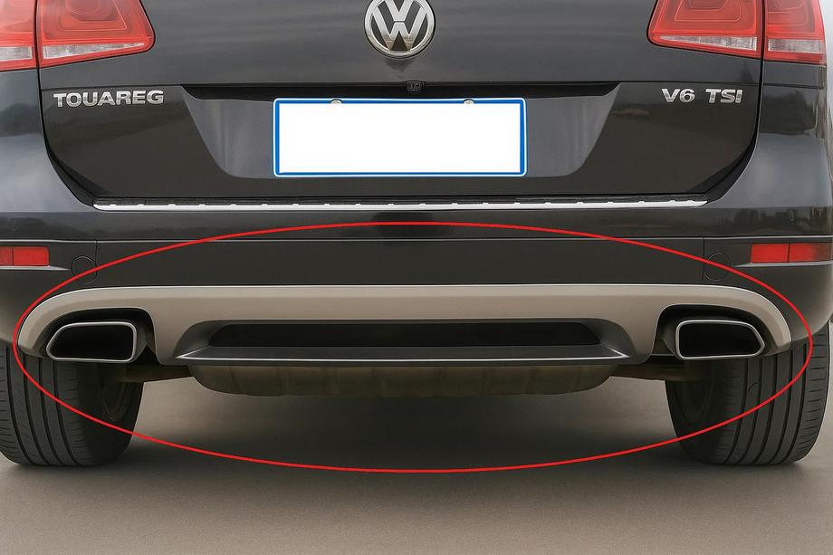 Volkswagen Touareg 2010–2018 Zadnji difuzor V2 Image