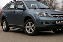 BYD S6 2010–2016 Stranske stopnice OEM V2 (2 kos, aluminij) fotografija 1