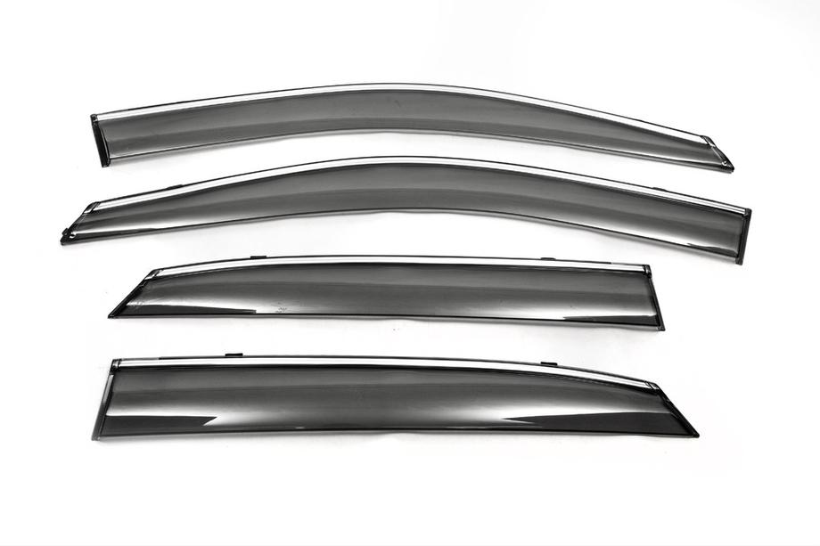 BYD S6 2010–2016 Vetrni deflektorji oken s kromom (4 kos, Libao) Image