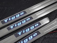 Chery Tiggo 1 2005–2016 Libao LED obloge pragov 2010-2014 (4 kosi, nerjaveče jeklo) fotografija 5