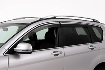GreatWall Haval H6 2011– Vetrni deflektorji oken s kromirano letvijo 2012-2016 (4 kos, Libao) fotografija 5