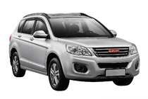 GreatWall Haval H6 2011– Vetrni deflektorji oken s kromirano letvijo 2012-2016 (4 kos, Libao) fotografija 3