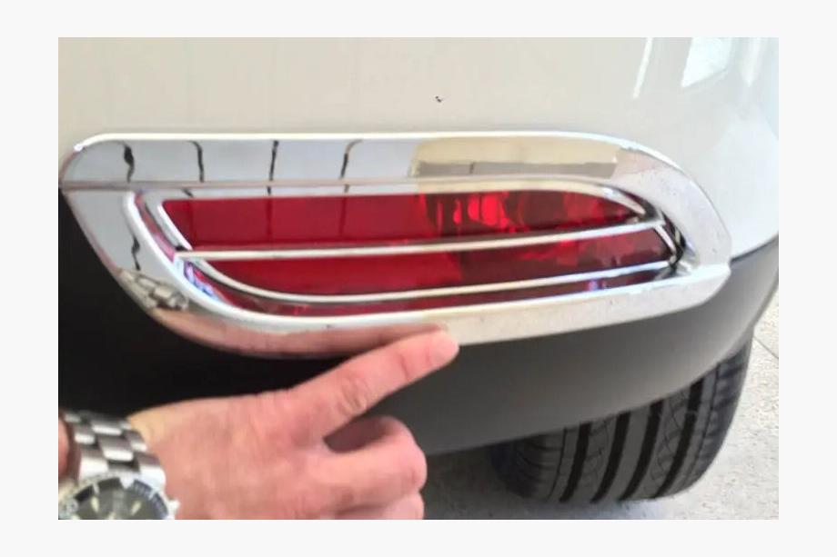 GreatWall Haval M4 2012–2021 Kromirani pokrovi zadnjih luči Libao 2012+ (2 kos, plastika) Image