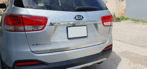 Kia Sorento III UM 2014–2020 Obloga nad registrsko tablico Libao V2 (nerjavno jeklo) fotografija 1