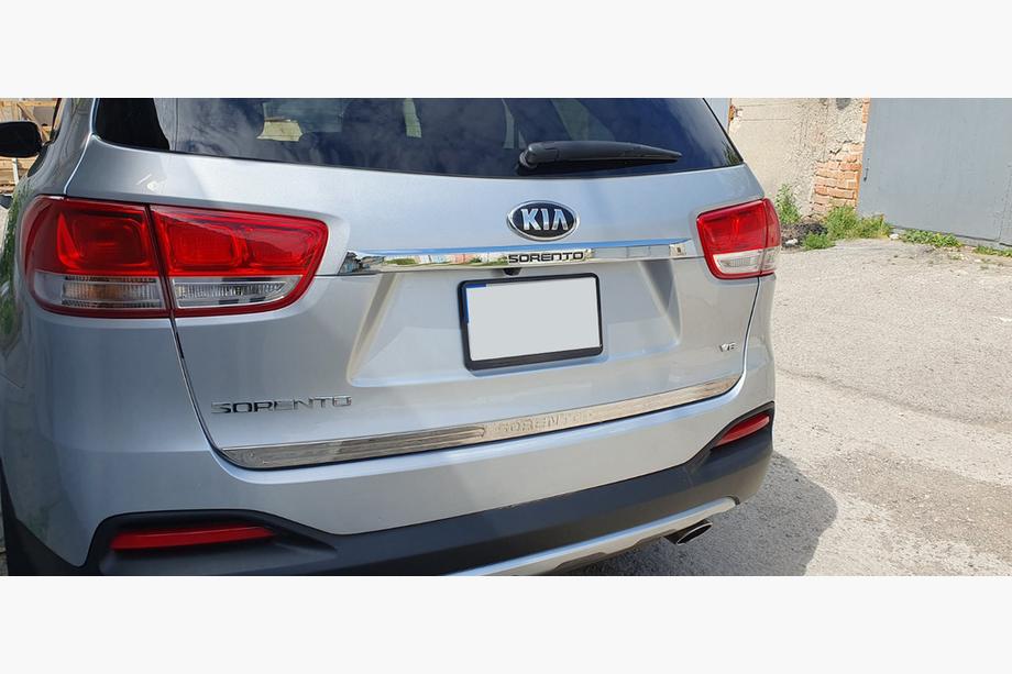Kia Sorento III UM 2014–2020 Obloga nad registrsko tablico Libao V2 (nerjavno jeklo) Image