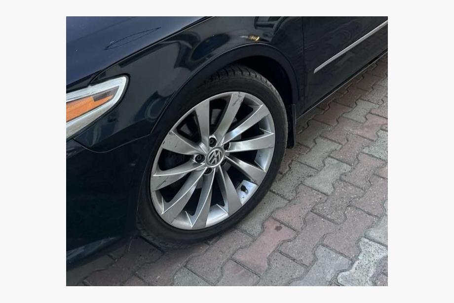 Volkswagen Passat CC 2008–2017 Obrobe blatnikov 2008-2012 (4 kos, črne, ABS plastika) Fotografija 1