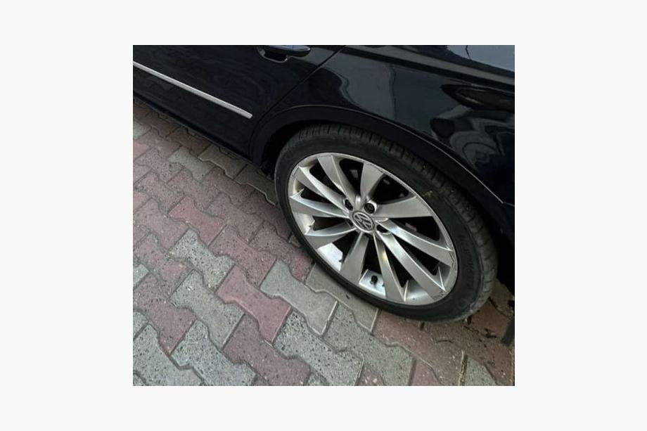 Volkswagen Passat CC 2008–2017 Obrobe blatnikov 2008-2012 (4 kos, črne, ABS plastika) Fotografija 2