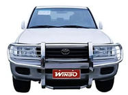 Toyota Land Cruiser 100 1998–2007 WINBO bullbar z zaščito (nerjaveče jeklo) fotografija 4