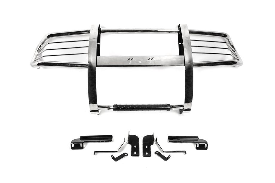 Toyota Land Cruiser 100 1998–2007 WINBO bullbar z zaščito (nerjaveče jeklo) Image