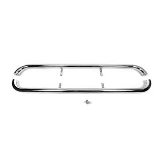 Zaščita stranskih pragov (2 kosa, nerjaveče jeklo) Toyota Land Cruiser 100 1998–2007 fotografija 1