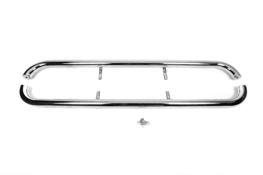 Toyota Land Cruiser 100 1998–2007 Zaščita stranskih pragov (2 kosa, nerjaveče jeklo) Image