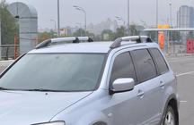 Mitsubishi Outlander 2001–2006 Strešne sani (2 kosa, OEM) fotografija 2