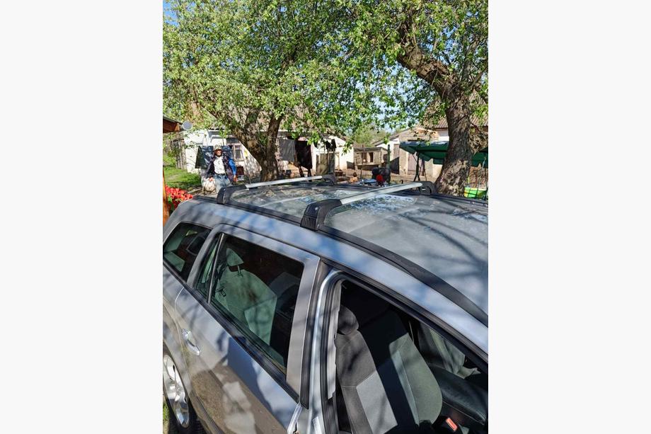 Opel Astra H 2004–2013 Prečke za integrirane strešne nosilce, zaklepanje na ključ Skybar V2 (2 kosa) Sive Image