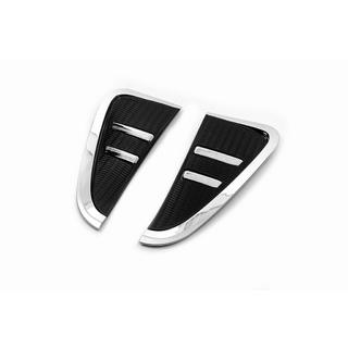 Kromirano-črne obloge blatniških zračnikov (2 kosa) BMW X5 F15 2013–2018 fotografija 2