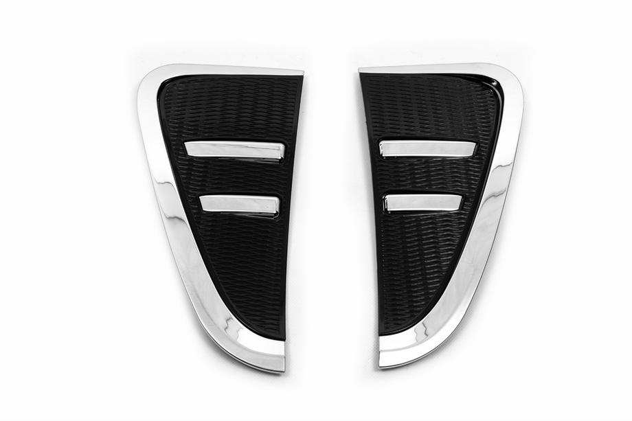 BMW X5 F15 2013–2018 Kromirano-črne obloge blatniških zračnikov (2 kosa) Fotografija 1